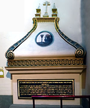 Cathedral Quito, tomb of Archbishop Checa y Barba