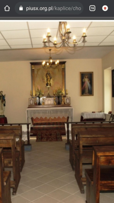 Divine Mercy in Polish SSPX priory