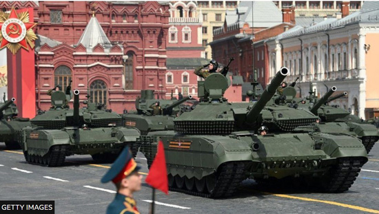 Parade at the Red Square