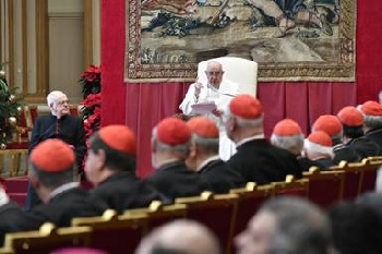 Pope Francis with Cardinals