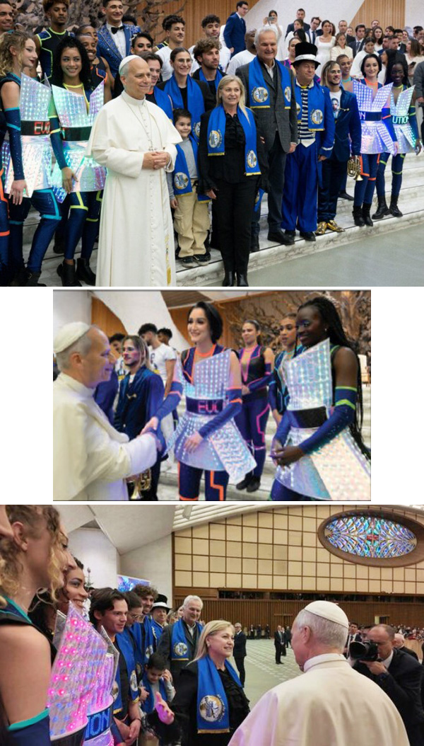 El Papa León se reúne con el Circo Zoppis 2