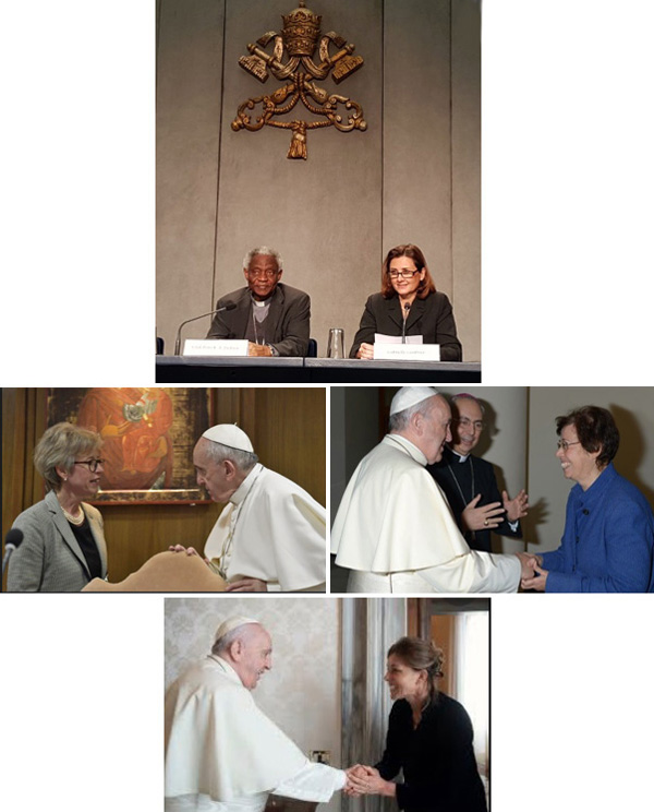 Mujeres inundando el Vaticano