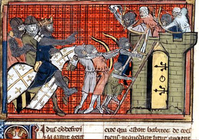 Cruzados asediados durante la primera cruzada
