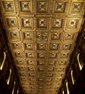 El techo de la Basílica