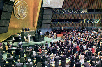 Benedicto en la ONU