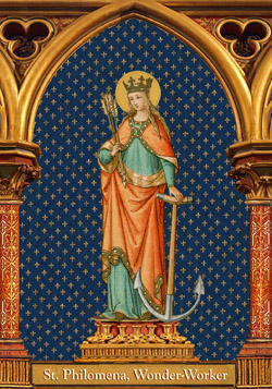 St philomena holy card