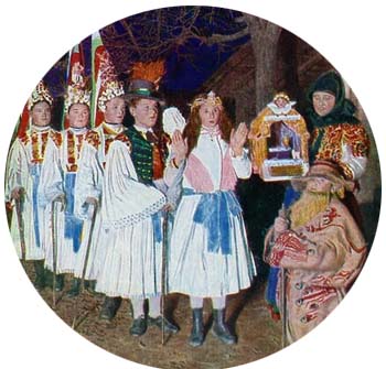 Hungarian portable nativity