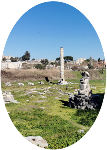 ruins of the temple of artemis